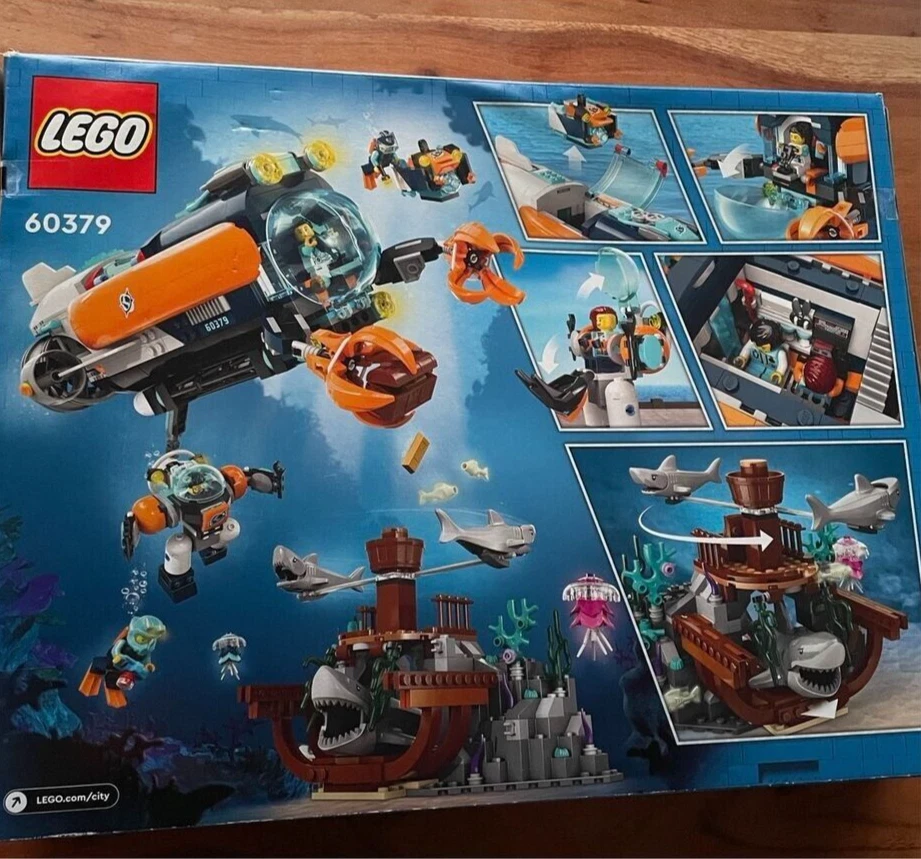 LEGO CITY: Deep-Sea Explorer Submarine (60379) Building Kit 842pcs Set - Image 2 of 2