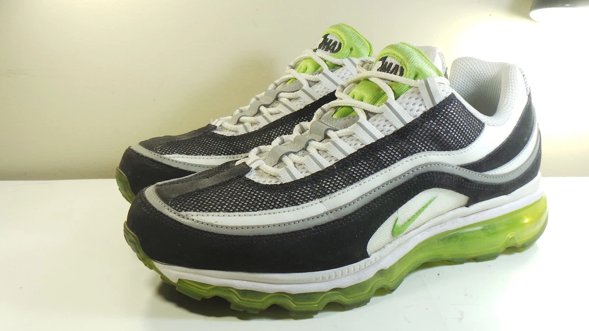 NIKE 2011 AIR MAX 24-7 397252 102 BLACK VOLT VINTAGE 1 90 95 PLUS | eBay