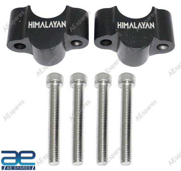Lenker-VerläNgerung Schwarz Passend FüR Royal Enfield Himalayan 450-image