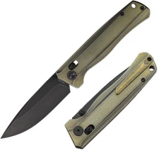 CMB Made Knives Braveman Folding Knife 3.5" S35VN Steel Blade Titanium Handle