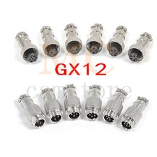 GX12 2 3 4 5 6 7pin aviation power signal connector,In-line plug socket adapeter