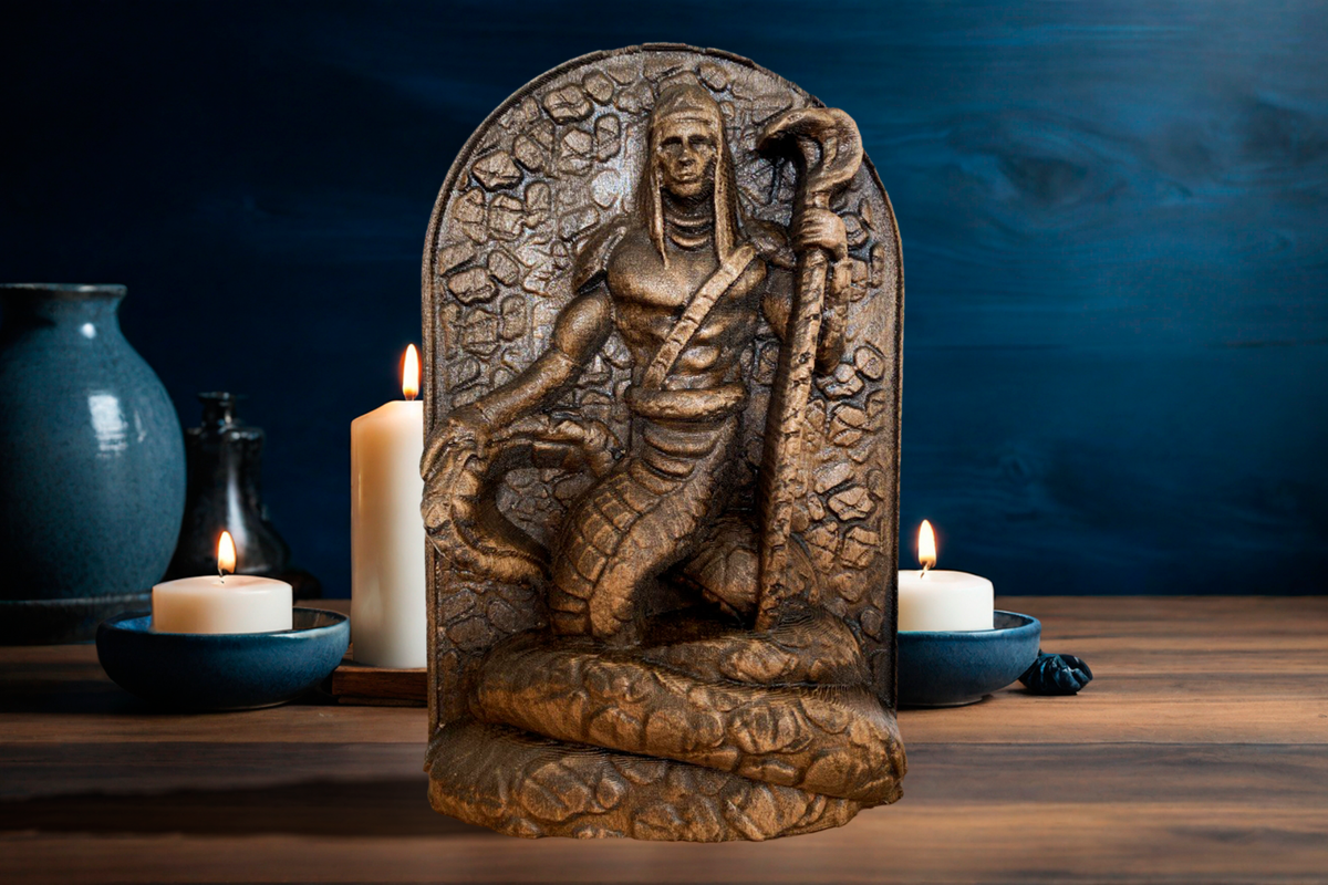 Papa Damballa Wedo Loa Great Earth Serpent Haitian Vodou Voodoo