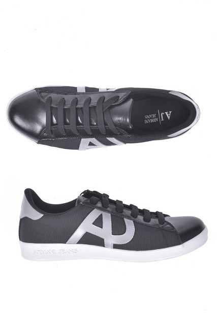 Armani Jeans AJ Shoes Sneaker Man Blacks 935565CC503 43820 Sz.7,5 MAKE OFFER | eBay