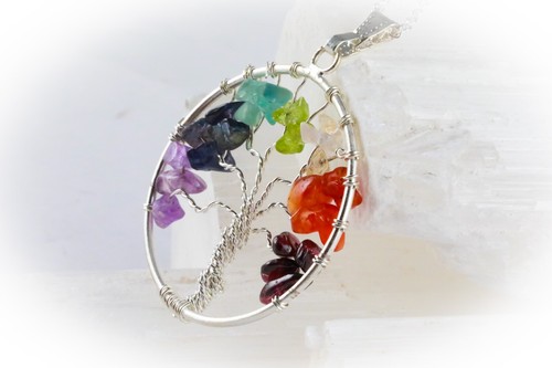 Tree of Life Pendant Necklace 24" Chain, Free Shipping from USA! - Picture 8 of 11