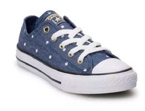 junior navy converse