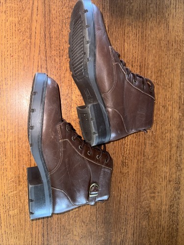 Danexx Brown Leather Women Ankle Boots Size 8M Very Nice - Picture 9 of 13