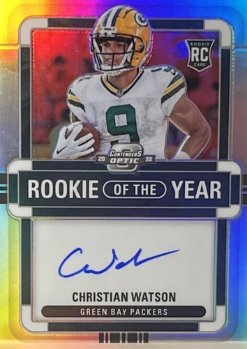 2022 Panini Contenders Optic Christian Watson #ROY-CW