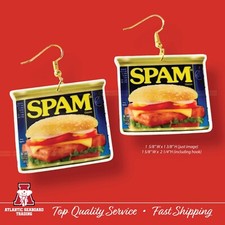All American Food Icon Jewelry--Spam Earrings