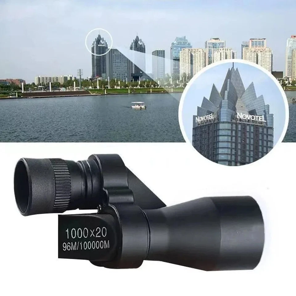 Telescopio portátil HD mini monocular de bolsillo con zoom para pesca al aire libre para acampar Foto 4 de 4