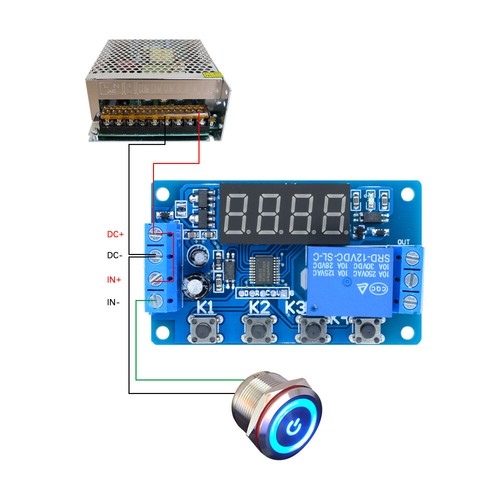 Digital 12V LED Display Timer Automation Relay Programmable Module Switch - Picture 3 of 10