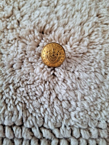 CIVIL WAR VERMONT STATE SEAL CUFF BUTTON