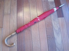 VTG Swaine Adeney Brigg Umbrella GOLD BAND Made for Geoffrey Parker Rare - Read