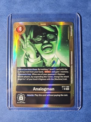 Digimon Analogman   BT11-092 Alt Art   Rare · Digimon Generation · EN · NM