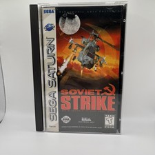 Soviet Strike for Sega Saturn Complete, CIB Tested & Works