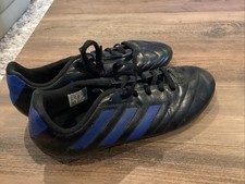 Adidas Goletto VII FG Junior Soccer Cleats FV2894 - Black, Royal Blue Size 6