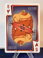 Upper Deck Batman The Animated Series Joker&rsquo;s Wild Playing Card Clayface 5❤️s