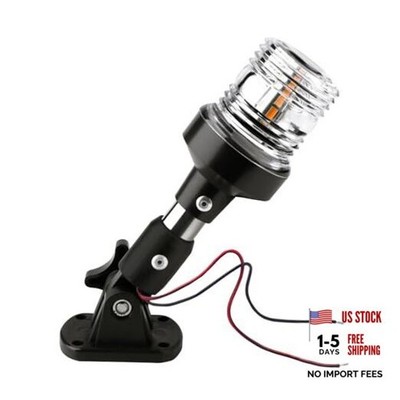 Marinexplore Boat Anchor Light, White LED Stern Light for Boat - 3 6 Inches