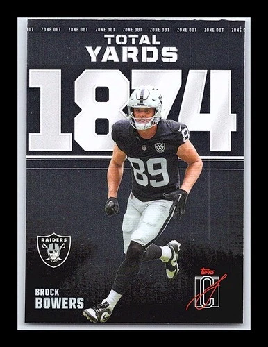 2025 Topps Signature Brock Bowers Base (RAW)