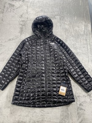 The North Face Thermoball ECO Parka Womens Jacket Black Insulated Outdoors New