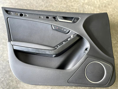 2013-2016 Audi A4 B8.5 Front Left Driver Interior Door Panel Black 8K1867105 OEM