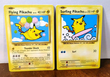 POKEMON FLYING PIKACHU 110/108 & SURFING PIKACHU 111/108 SECRET RARES EVOLUTIONS on eBay