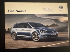 Depliant brochure Volkswagen Golf Variant - con Accessori Originali - 2014