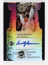 2006-07 Upper Deck The Cup Stanley Signatures 14/25 Scotty Bowman Auto HOF 0c3