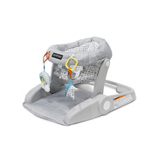 Learn-To-Sit 2-Position Floor Seat Heather Gray   Sit Baby up in This Adjustab