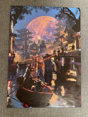 Displate Limited Edition - A Daring Escape - Samurai Cyberpunk Setting - 224/700