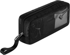 Travel Cable Organizer Case Bag Portable Computer Accessories Zipper Mesh