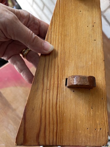 Estante pequeño de madera vintage knick knack colgante de pared - Imagen 5 de 8