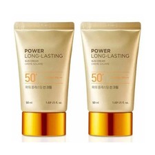 THE FACE SHOP Power Long Lasting Sun Cream SPF50 PA  50ml x2 K-Beauty NEW