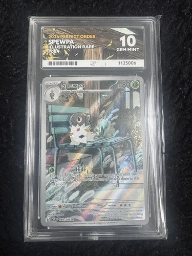 Pokémon TCG Spewpa Perfect Order ACE 10
