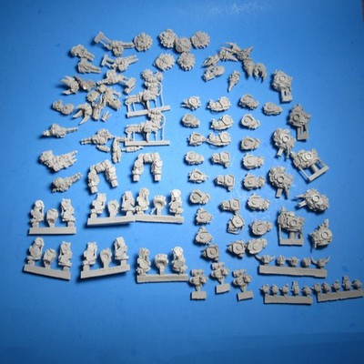 Kromlech Orc Mecha-Armors x8 + Extra arms Lot d10