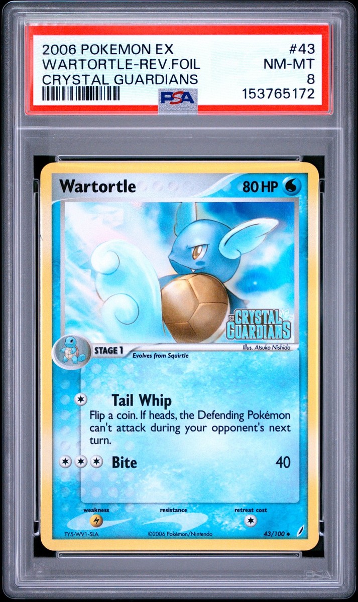 Wartortle 43/100 Crystal Guardians Reverse Holo for sale online | eBay