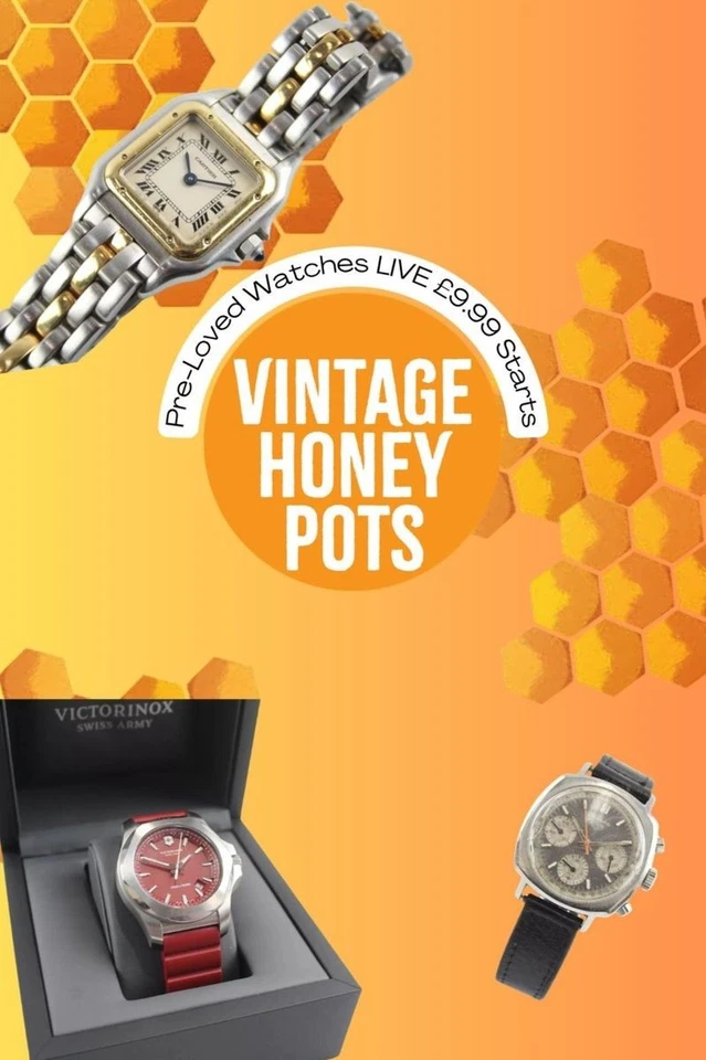 Pre-Loved watches LIVE £9.99 starts Sat 16th Aug 8pm