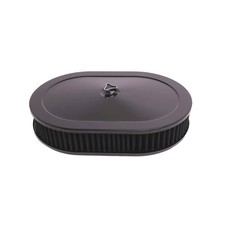 Black 12 Air Cleaner Set 4-barrel Carburetor 5-18 Neck Washable Muscle Black Black 12 Air Cleaner Set 4-barrel Carburetor 5-18 Neck Washable Muscle Black