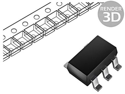 5X LP5907MFX-3.3/NOPB IC: voltage stabilizer LDO, not regulated 3.3V 250mA SM