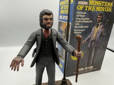 Aurora 1975 #655 Monsters Of The Movies Creature Model with box PRO-PAINT