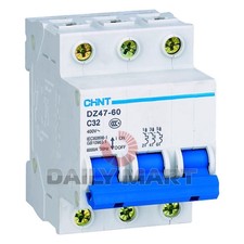 New In Box CHNT DZ47-60 3P C32 Circuit Breaker Z