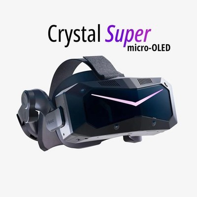 Pimax Crystal Super 8K Micro-OLED VR Headset (SLAM Version) - Used Only 4 Hours
