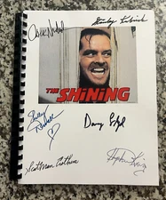 The Shining Horror Movie autographed Script Reprint Full Screenplay Script