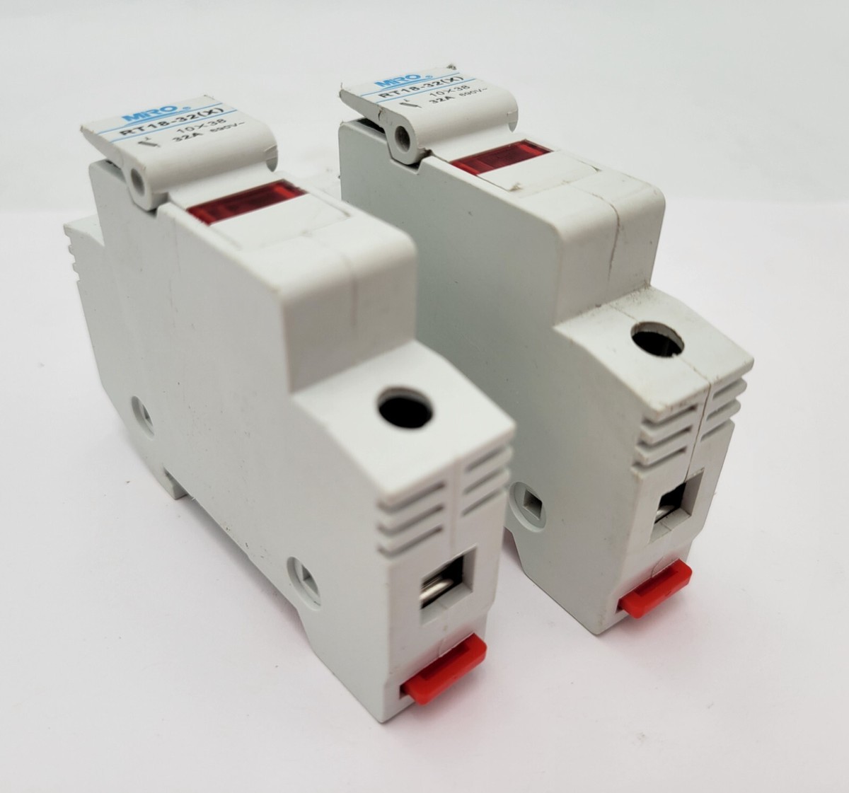 2PC Set Miro RT18-32(X) Cylindrical Fuse Holder 32 Amp 690 Volt AC