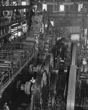Industrial Machinery Gears Photo Minimalist Sheldon Springs, Vermont 1941 8X10