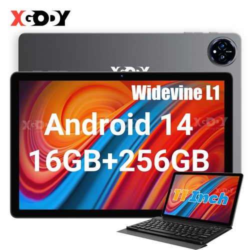 Tablet 11 In 16GB+256GB (1TB TF) Android. 14 PC 8000mAh 5G WiFi Widevine L1 NEW