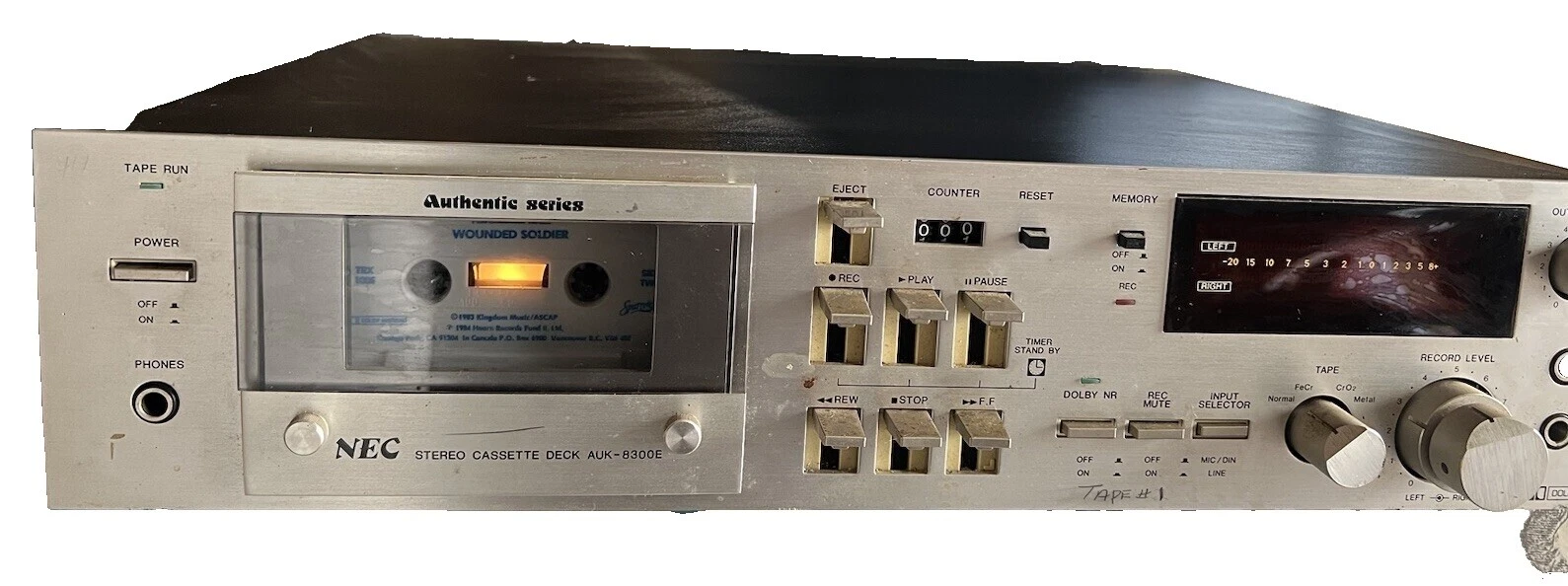 Винтажные кассетные деки NEC