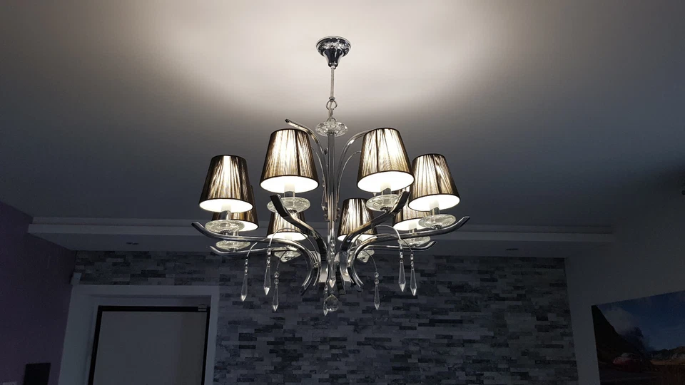 Lampadario elegante ideal lux 8 luci - Immagine 3 di 4