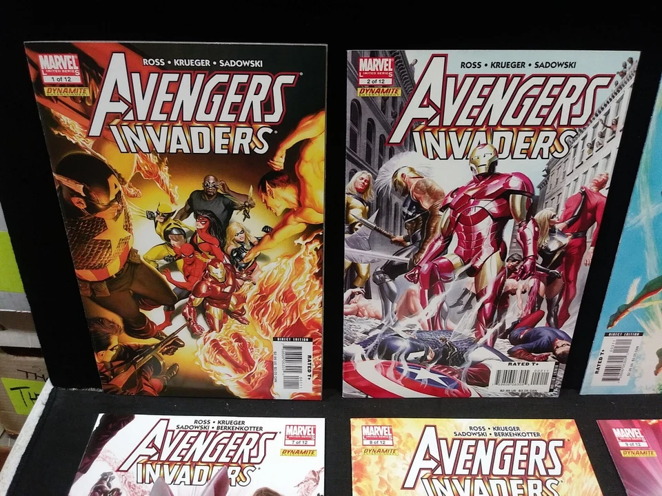 AVENGERS/INVADERS #1-12 (X12) COMPLETE SET SERIES MARVEL 2008 - Image 2 of 4