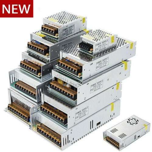 Switch Power Supply 5V/12V/24V AC to DC Converter Adapter Power Transformer New - Afbeelding 3 van 35