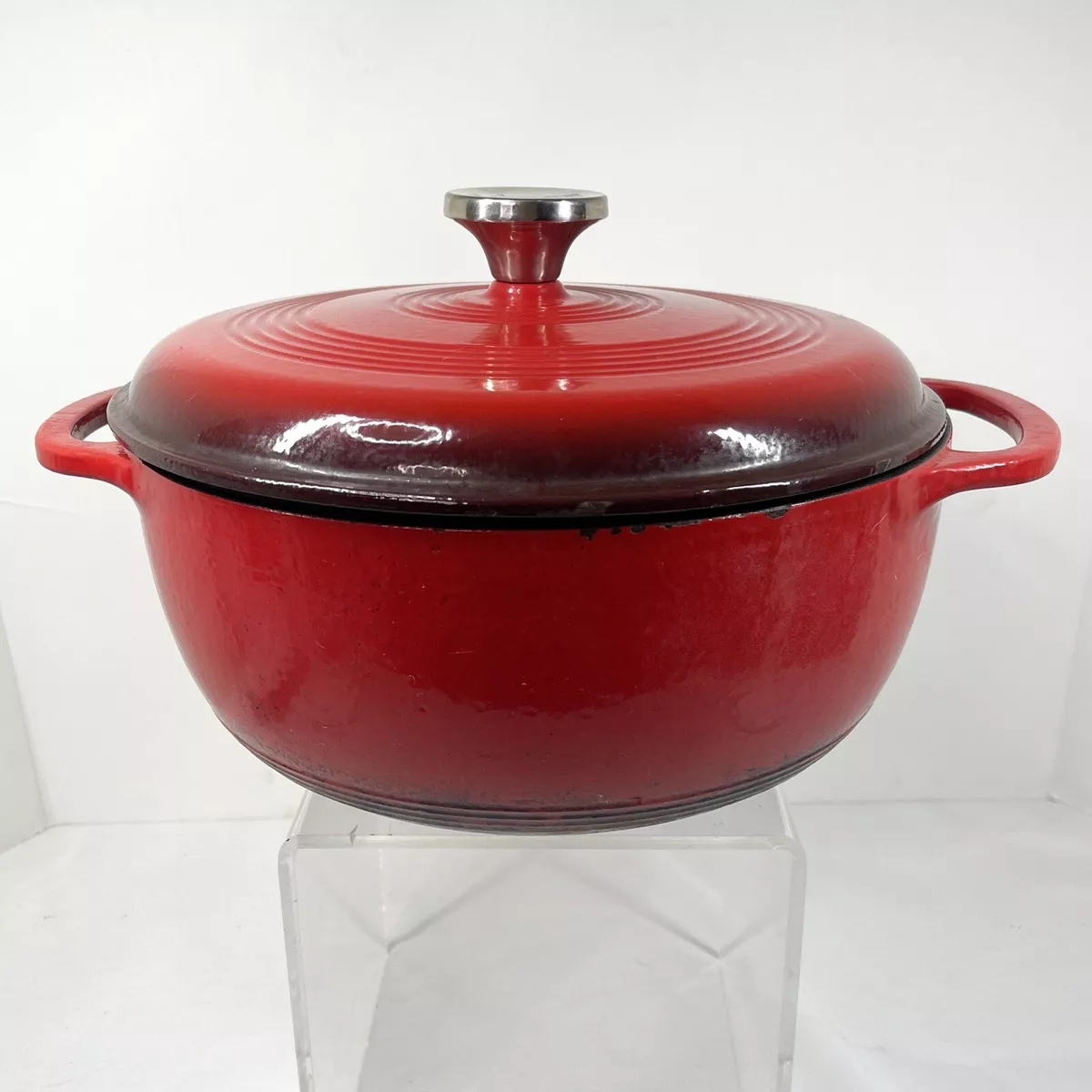 6-qt Enameled Cast Iron Red Dutch Oven | Goldilocks